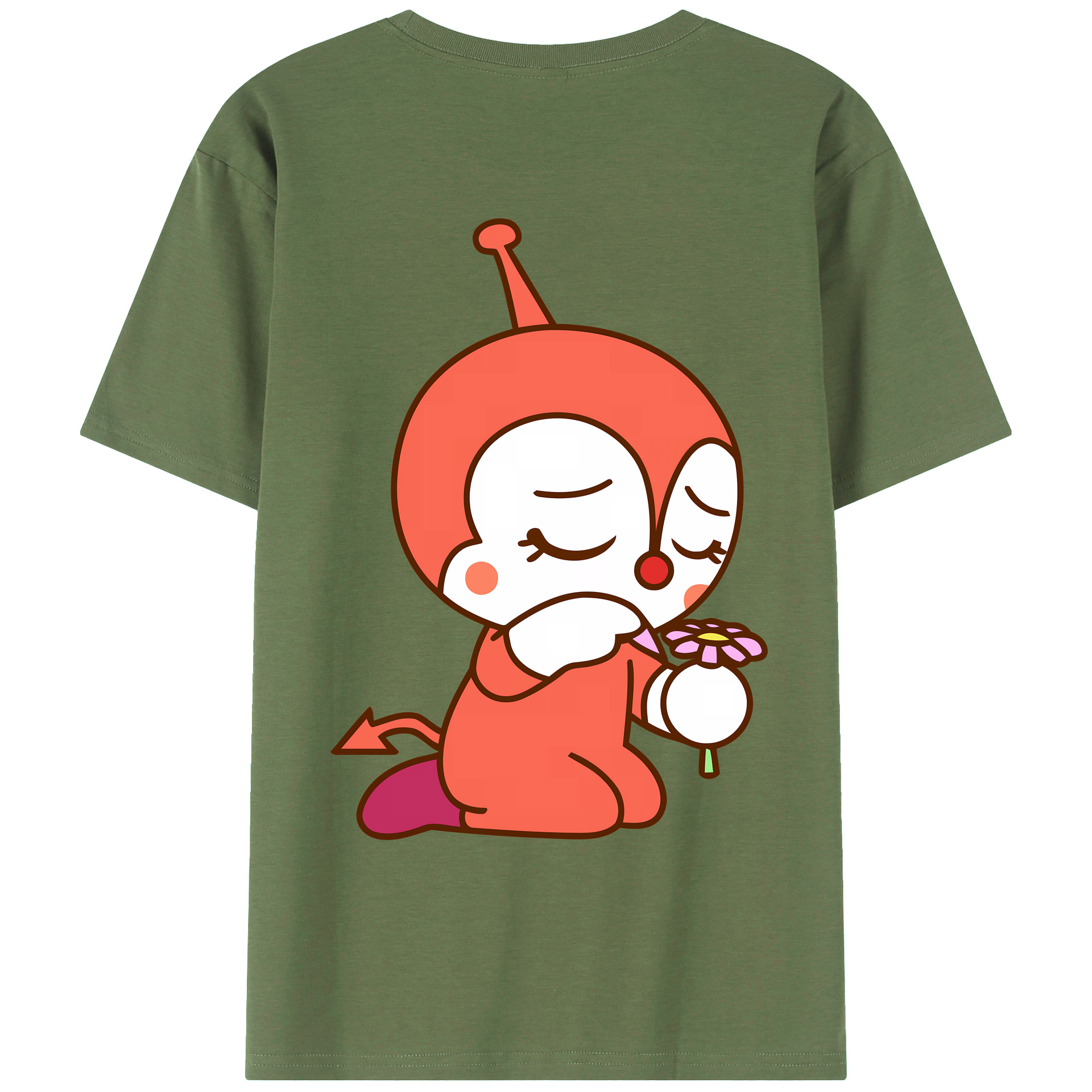 （画像用） アンパンマン Anpanman 綿100％ メンズ半袖Tシャツ（バックプリント） 通気性
